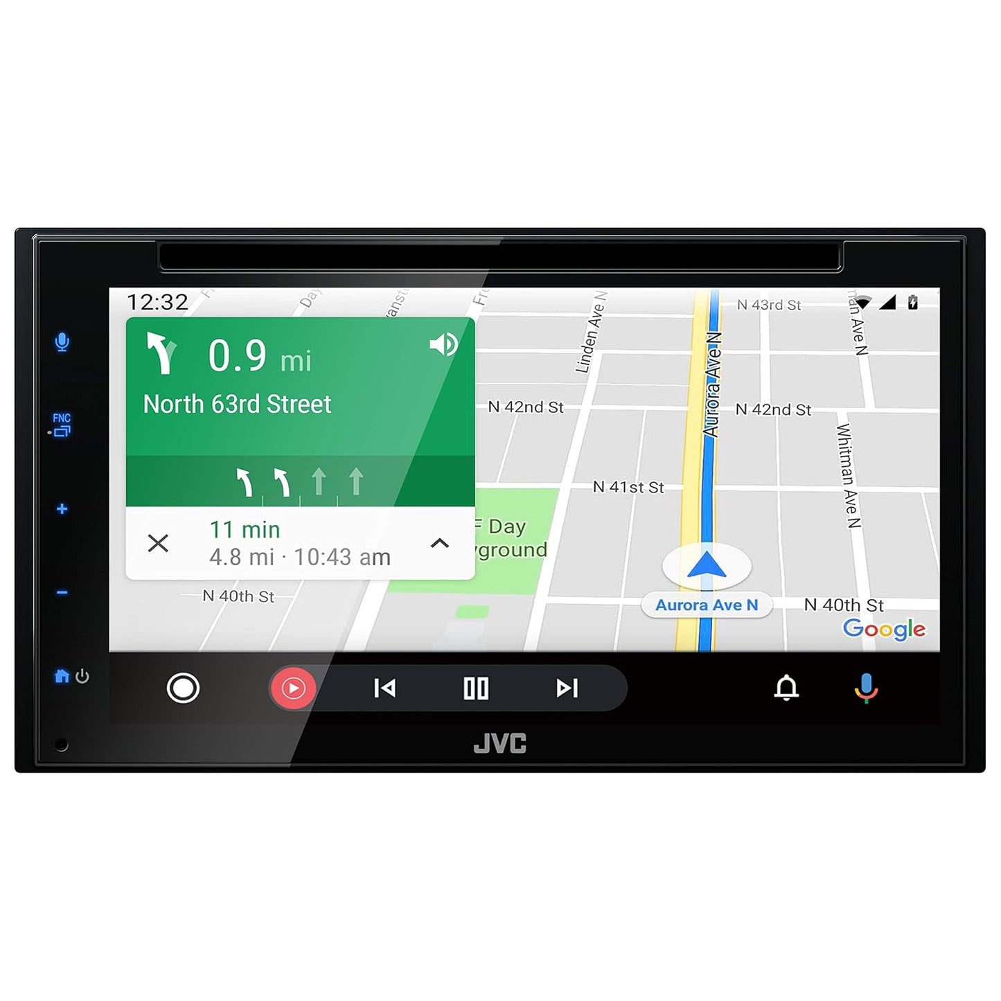 JVC KW-V660BT DVD Touchscreen Receiver — Refurbished