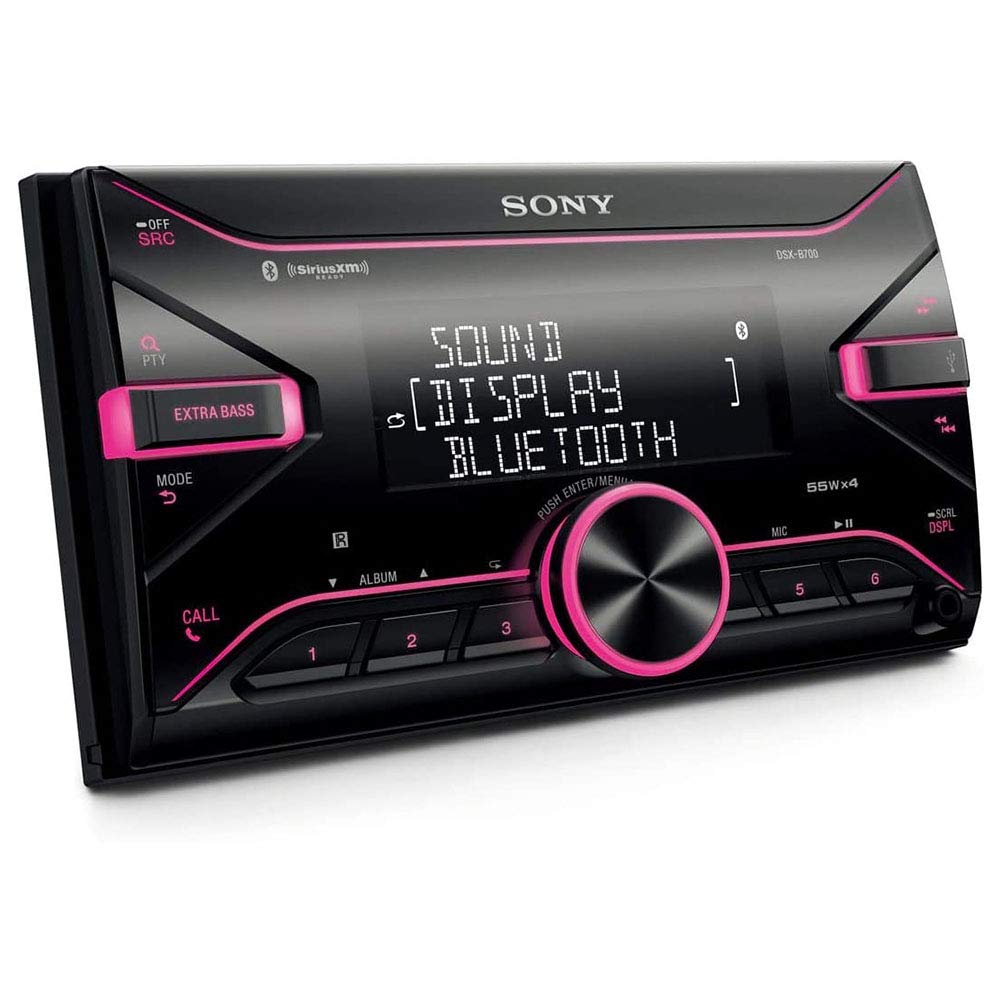 Sony DSX-B700 Single-DIN Bluetooth Media Receiver — Refurbished