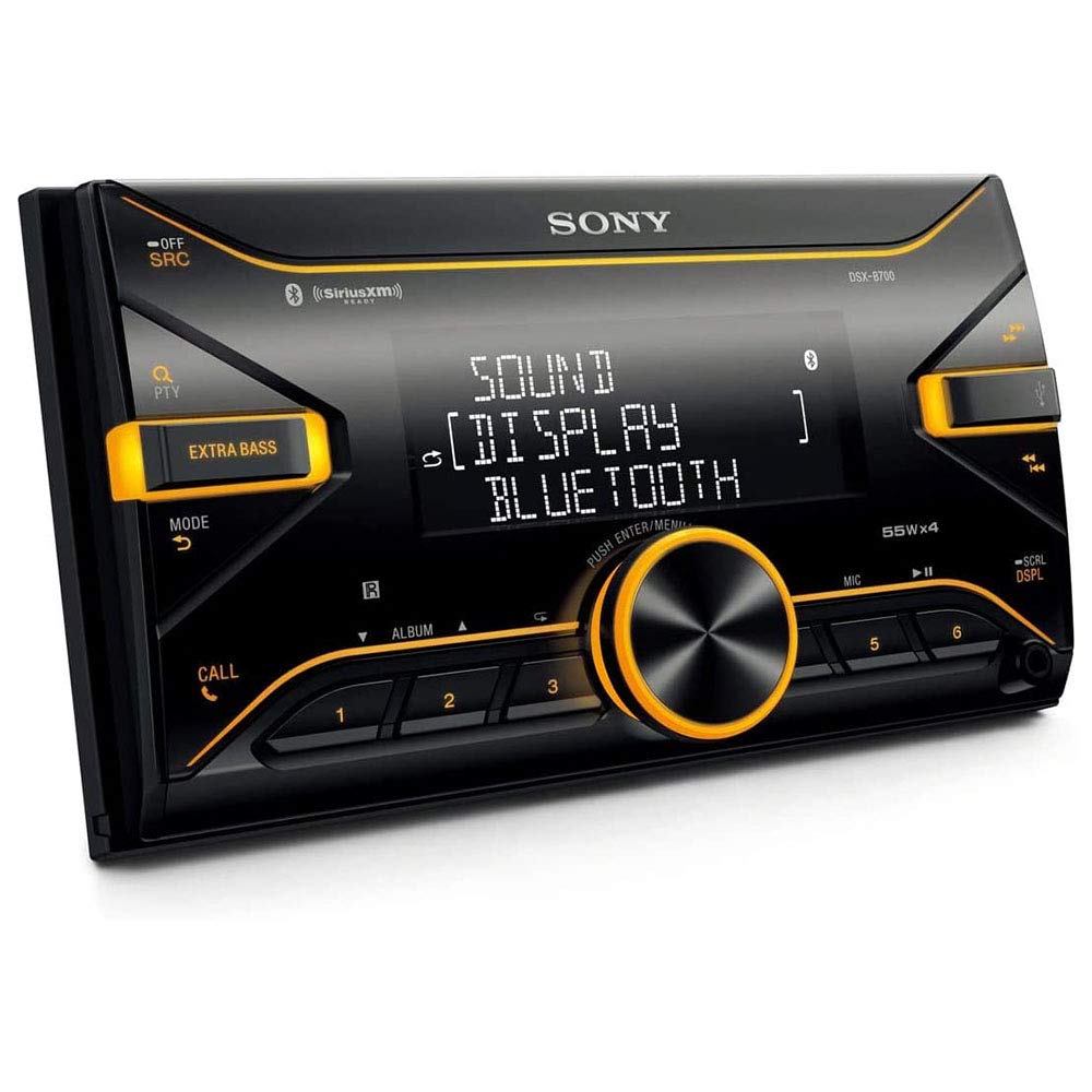 Sony DSX-B700 Single-DIN Bluetooth Media Receiver — Refurbished