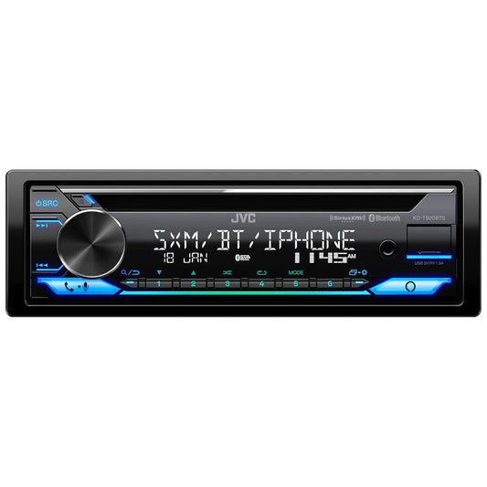JVC KD-T920BTS Single-DIN SiriusXM-Ready CD Receiver — Refurbished