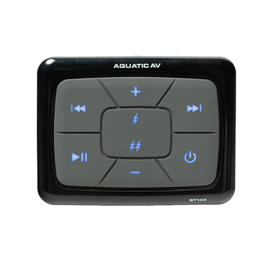 Aquatic AV BT144 All-Terrain Bluetooth stereo with backlit waterproof buttons and no display