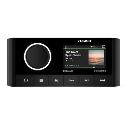 Fusion Apollo MS-RA670 three zone marine stereo with 2.7 inch color LCD and front panel controls