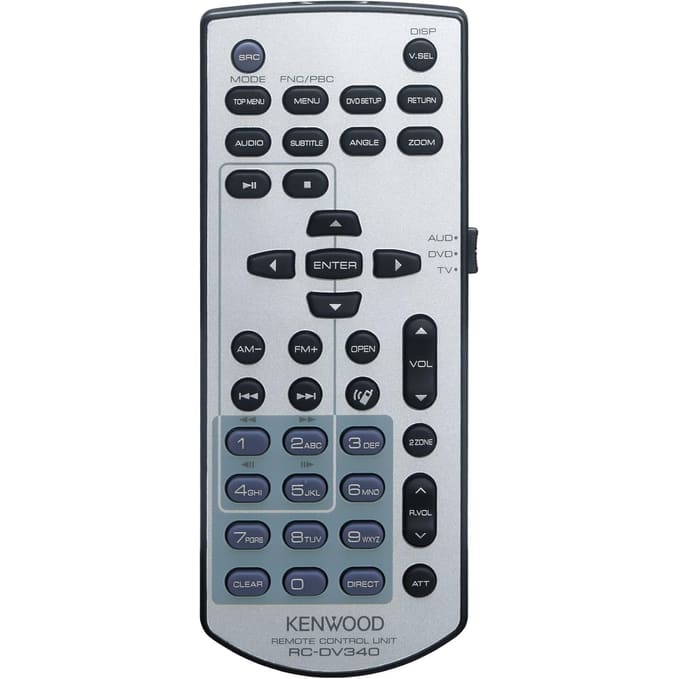 Kenwood KCA-RCDV340 Remote Control