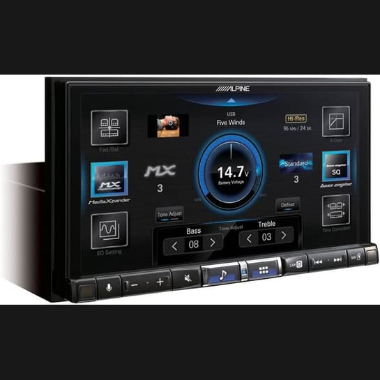 Alpine iLX-507 7" SiriusXM-Ready Digital Media Receiver — Refurbished
