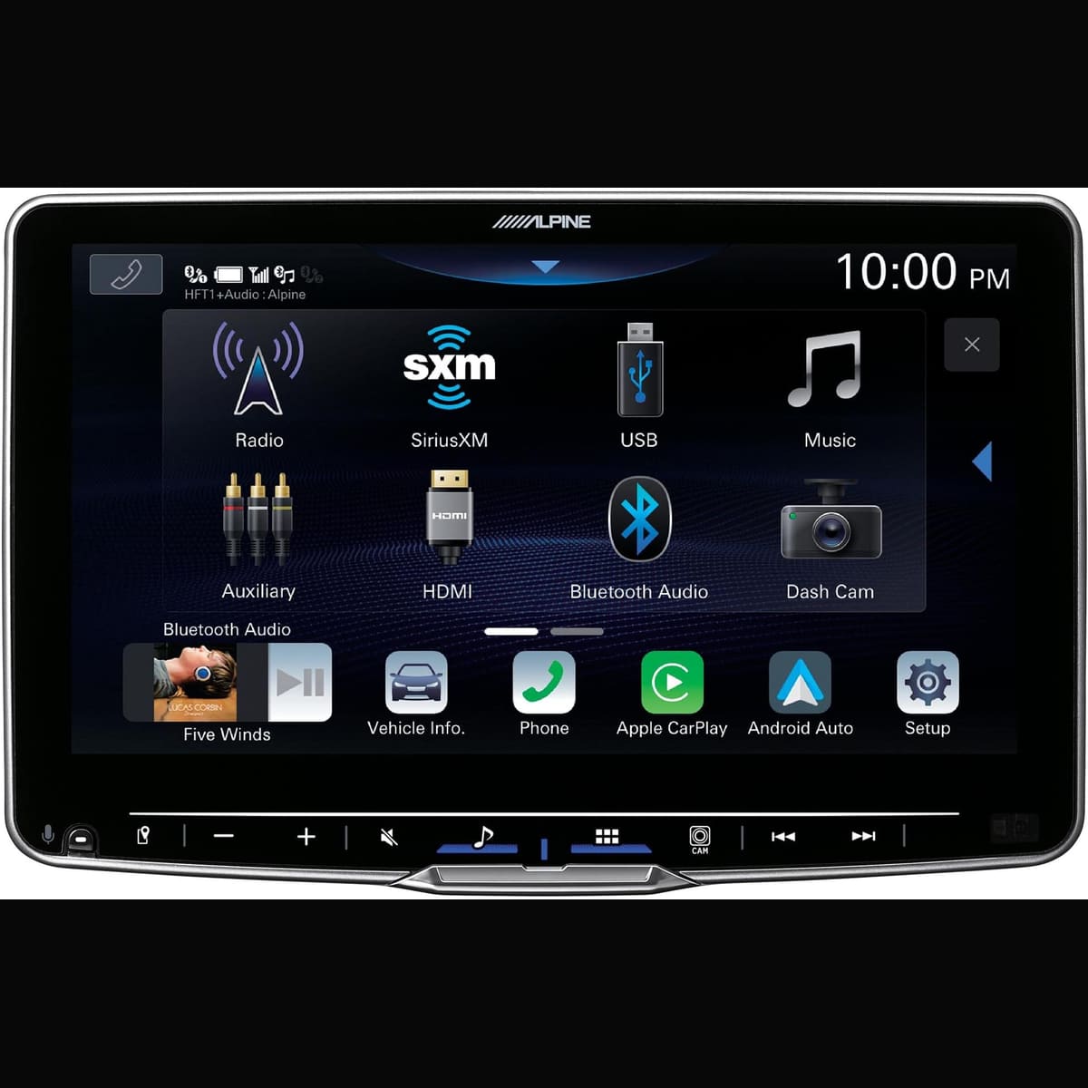 Alpine iLX-F509 9" Floating Touchscreen Receiver — Refurbished