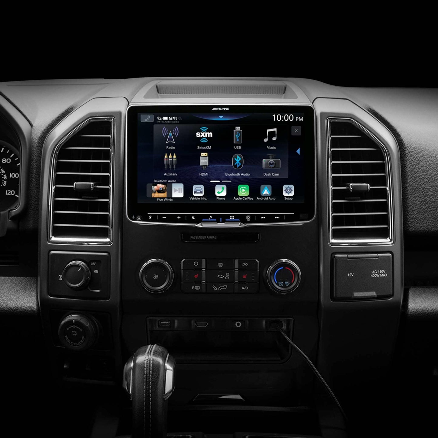 Alpine iLX-F509 9" Floating Touchscreen Receiver — Refurbished