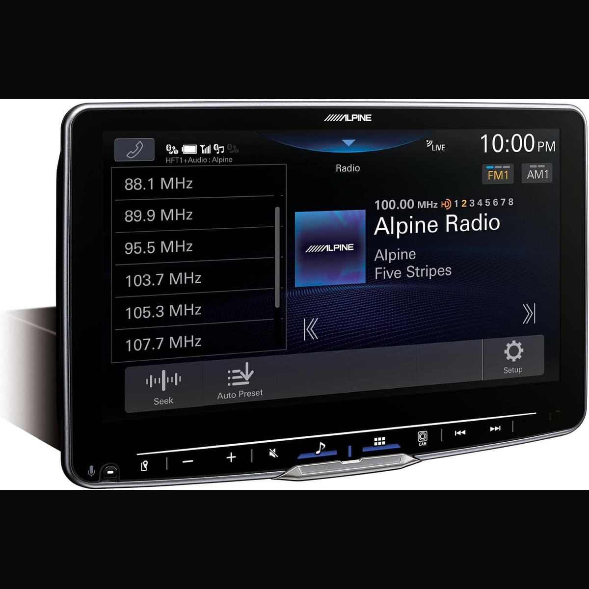 Alpine iLX-F509 9" Floating Touchscreen Receiver — Refurbished