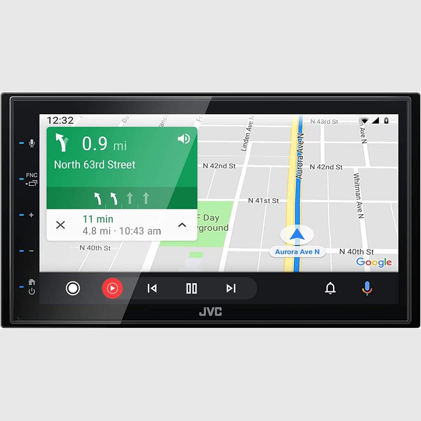 JVC KW-M56BT Double-DIN 6.8" Touchscreen Receiver — Refurbished