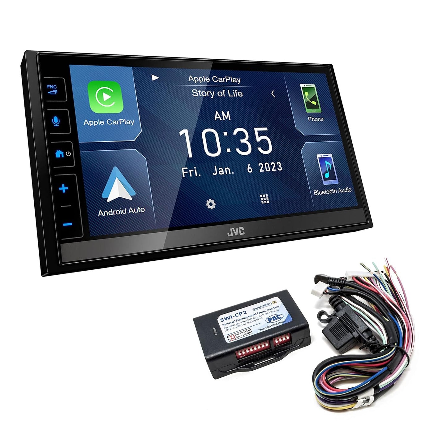 JVC KW-M780BT 6.8" Touchscreen Receiver — Refurbished