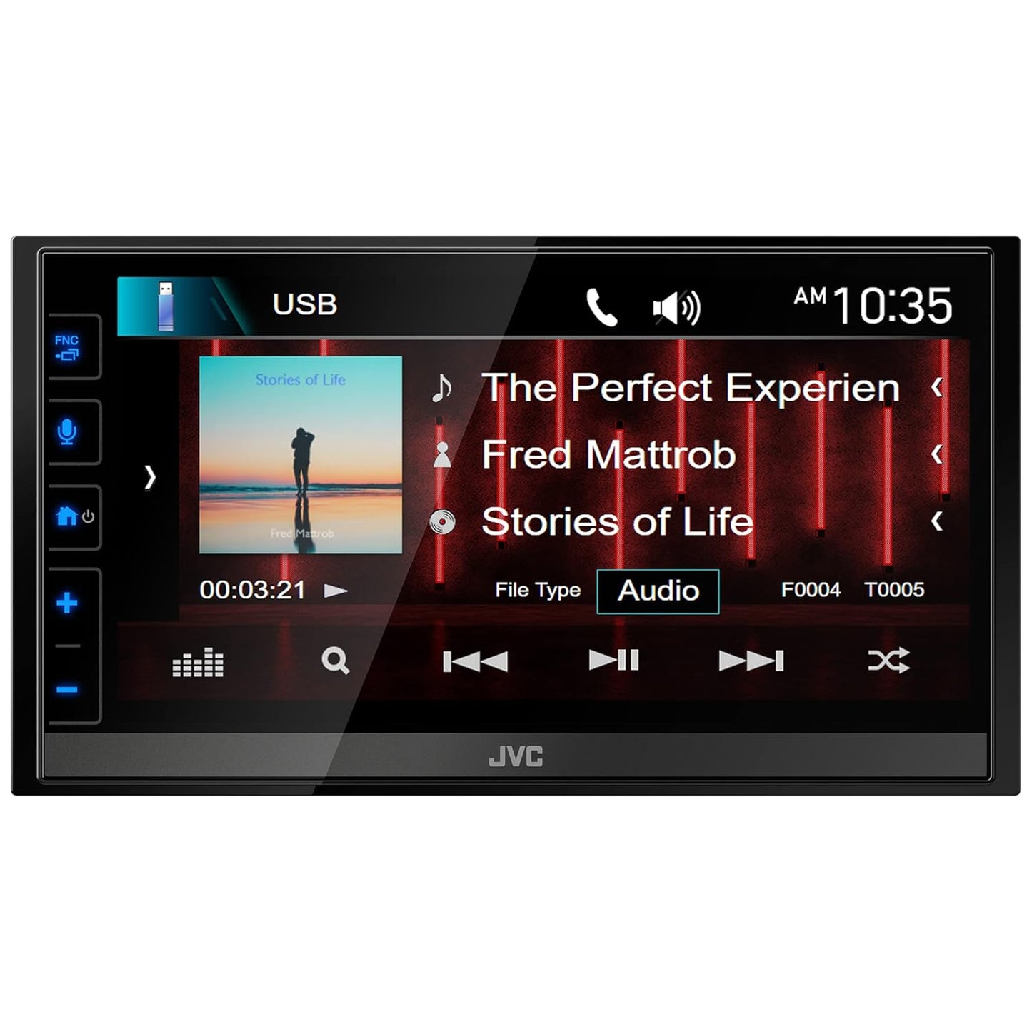 JVC KW-M785BW Wireless Touchscreen Receiver — Refurbished