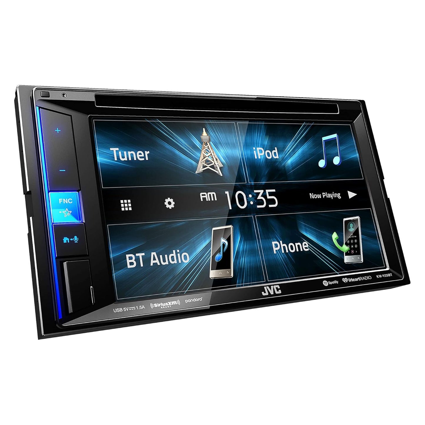 JVC KW-V25BT 6.2" Touchscreen DVD Receiver — Refurbished