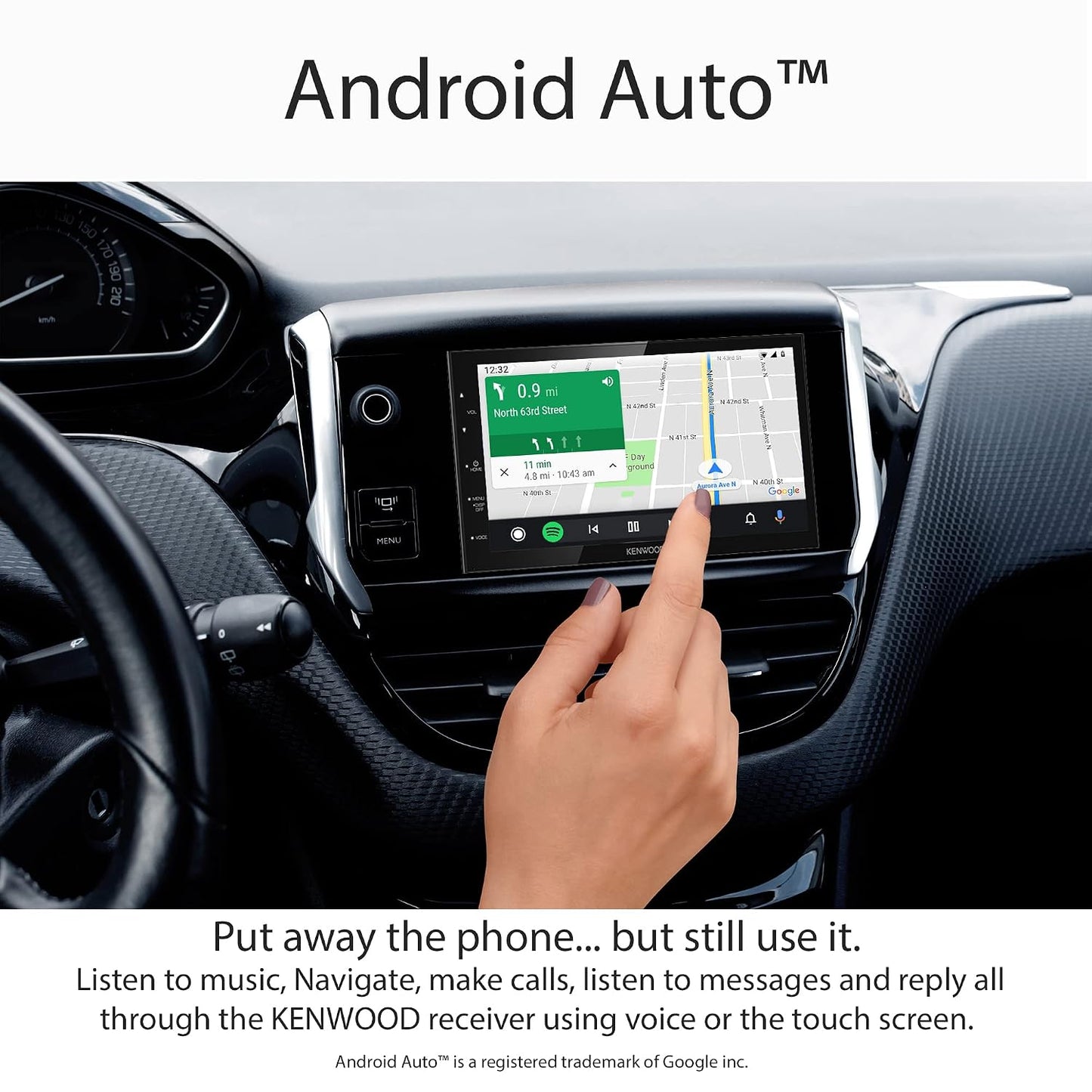 Kenwood DMX4707S 6.8" Touchscreen Receiver — Refurbished
