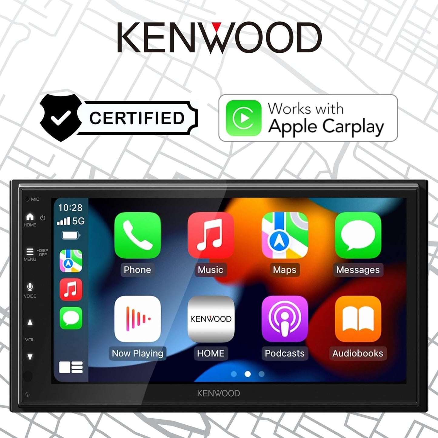Kenwood DMX5020S 6.8" Multimedia Receiver — Refurbished