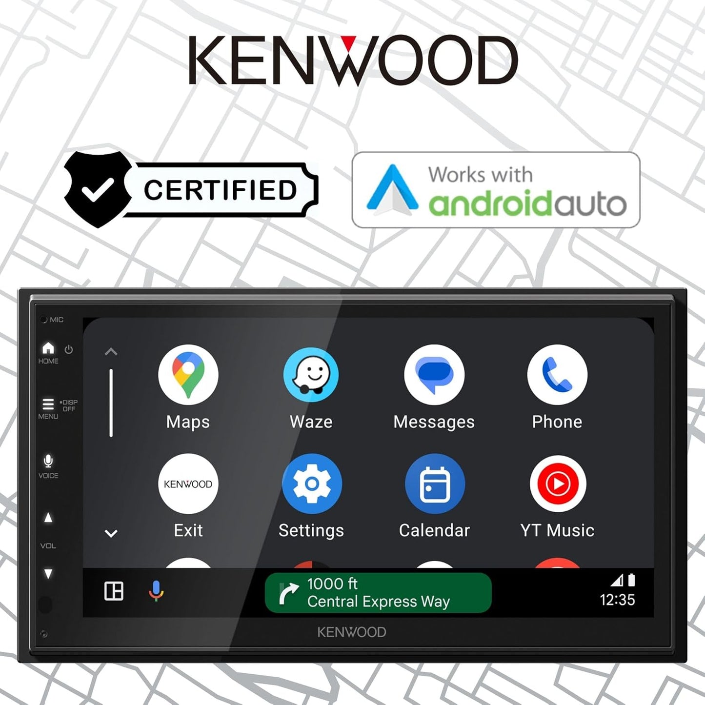 Kenwood DMX5020S 6.8" Multimedia Receiver — Refurbished