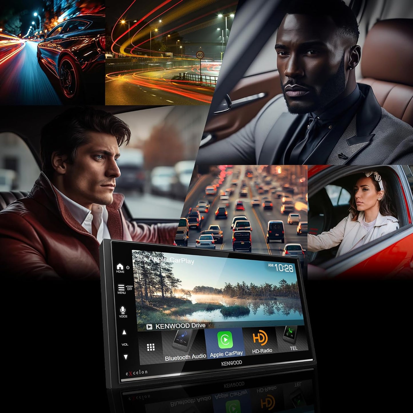 Kenwood DMX709S 6.8" Multimedia Receiver — Refurbished