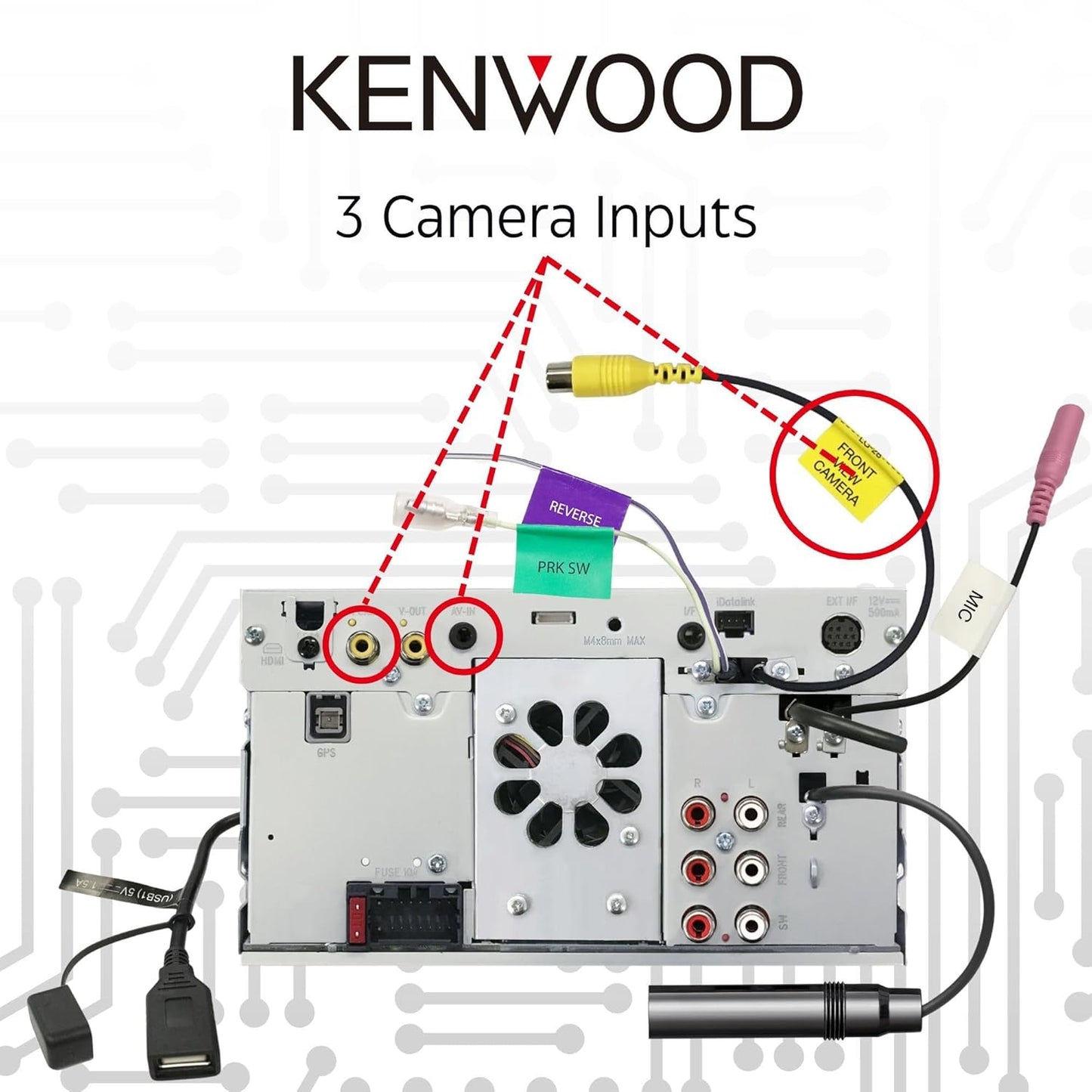 Kenwood DMX7709S SiriusXM-Ready Multimedia Receiver — Refurbished