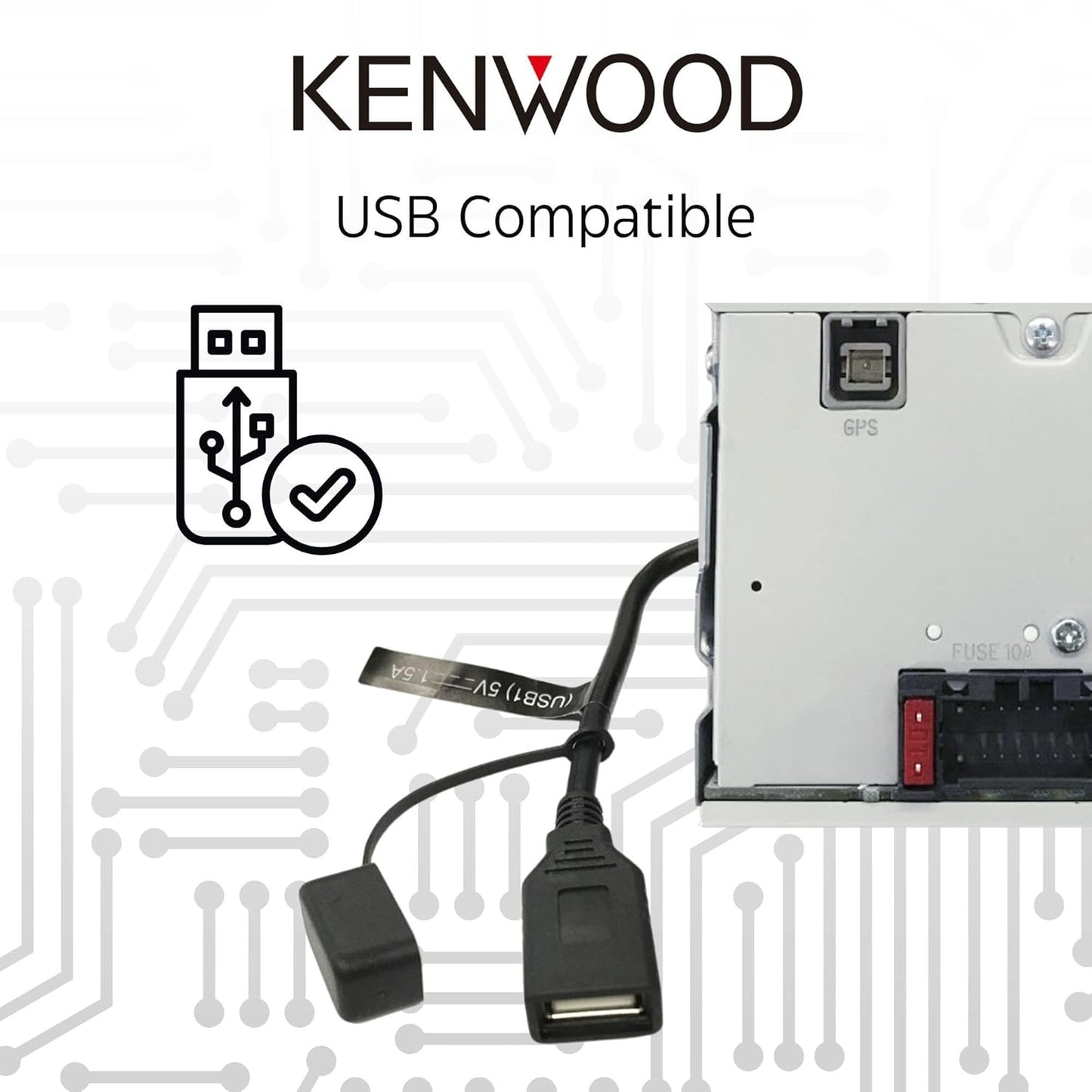 Kenwood DMX7709S SiriusXM-Ready Multimedia Receiver — Refurbished