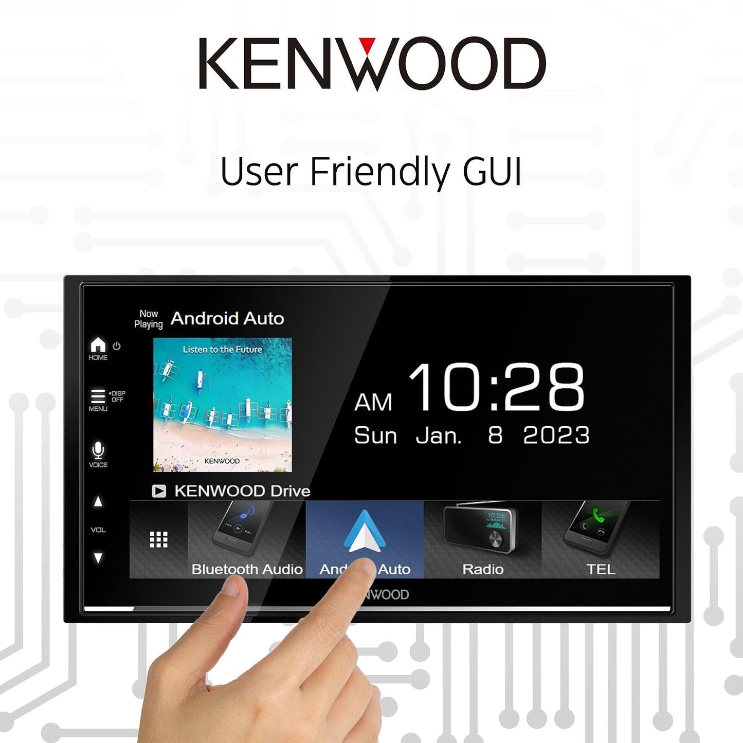 Kenwood DMX7709S SiriusXM-Ready Multimedia Receiver — Refurbished