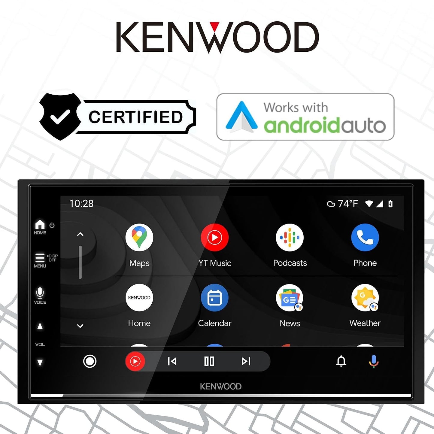 Kenwood DMX7709S SiriusXM-Ready Multimedia Receiver — Refurbished