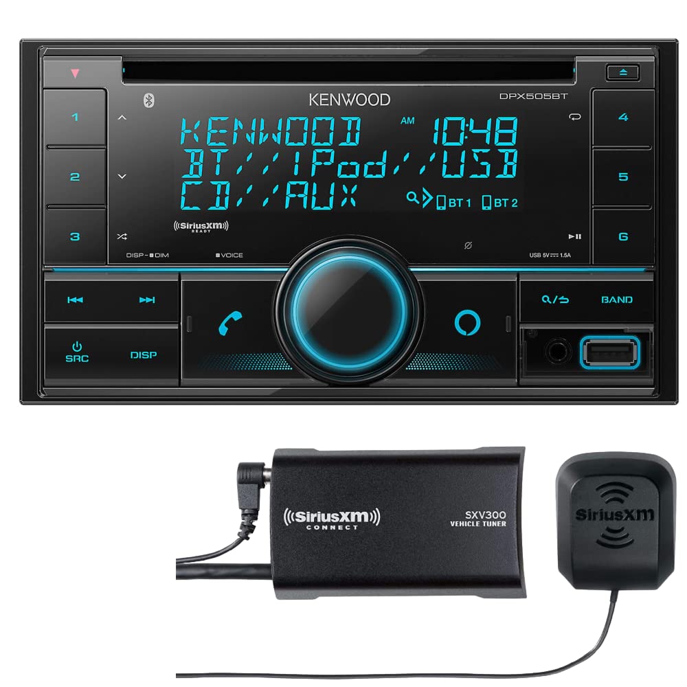 Kenwood DPX505BT Double-DIN Bluetooth Receiver — Refurbished