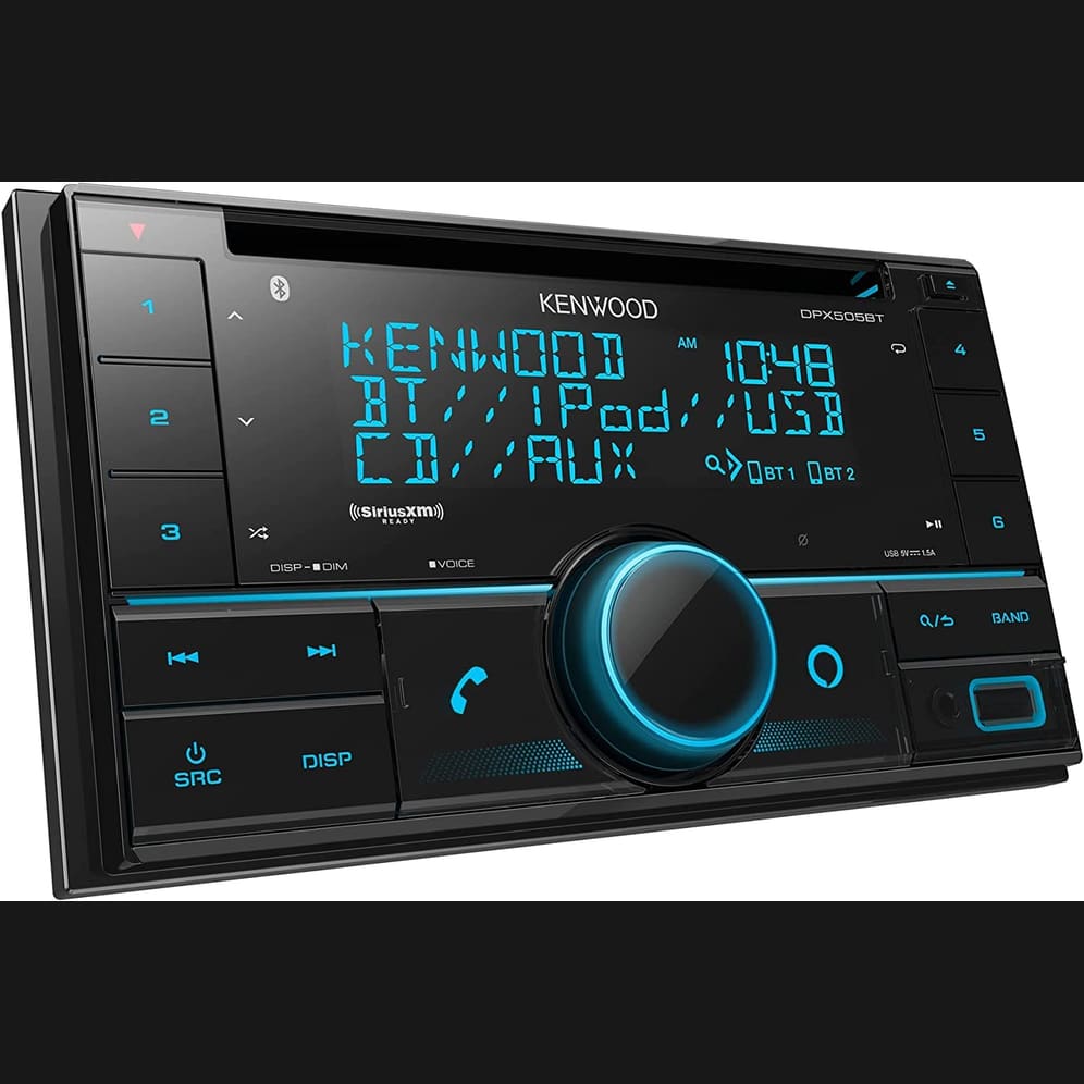 Kenwood DPX505BT Double-DIN Bluetooth Receiver — Refurbished