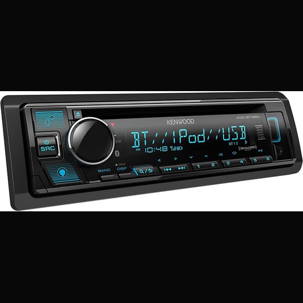 Kenwood KDC-BT282U Single-DIN Bluetooth CD Receiver — Refurbished