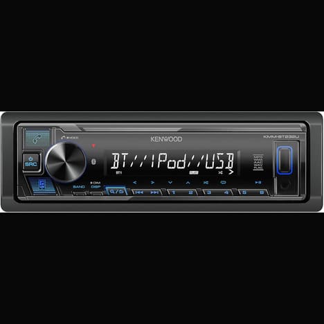 Kenwood KMM-BT232U Single-DIN Digital Media Receiver — Refurbished