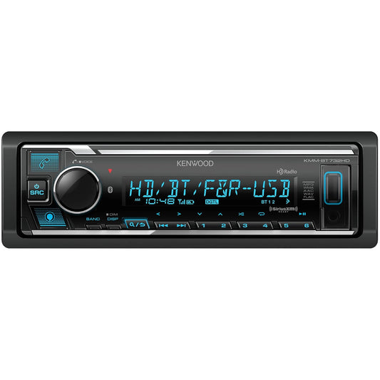 Kenwood KMM-BT732HD Single-DIN Digital Media Receiver — Refurbished
