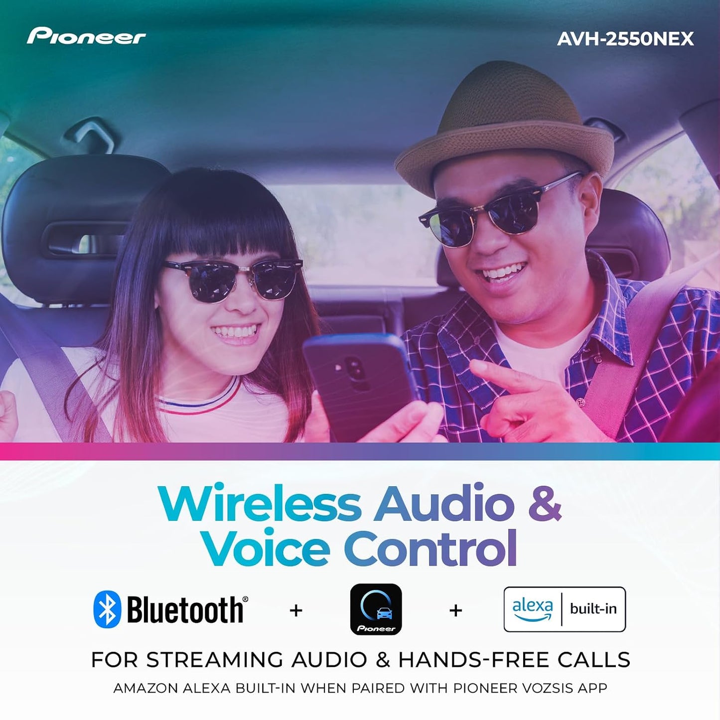 Pioneer AVH-2550NEX 6.8" SiriusXM-Ready DVD Receiver — Refurbished