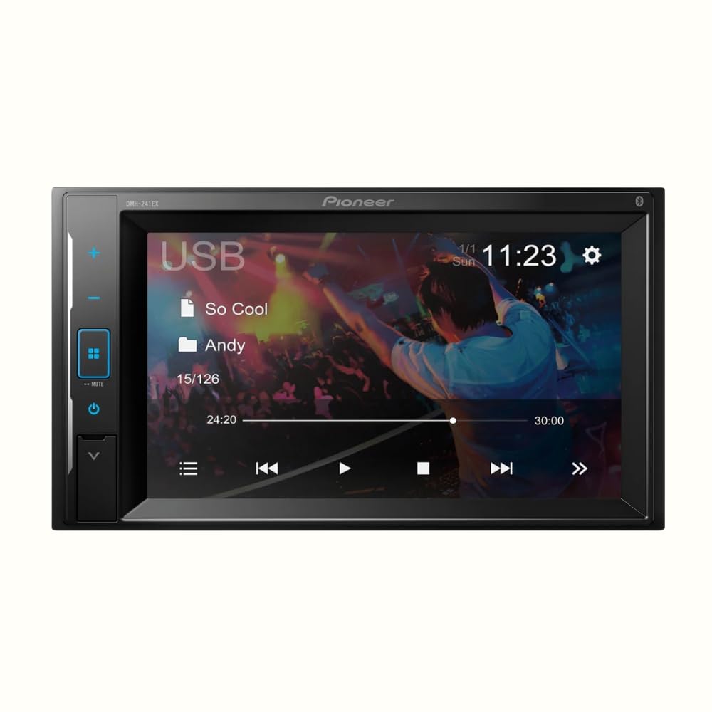Pioneer DMH-241EX 6.2" Touchscreen Multimedia Receiver — Refurbished